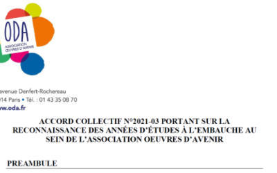 Actu de septembre 2021